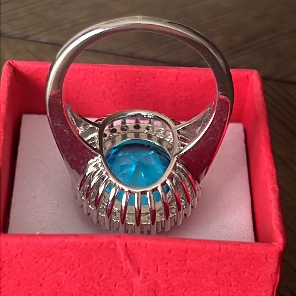 Stamp 925 Sterling Silver Women's Ring - Picture 6 of 7